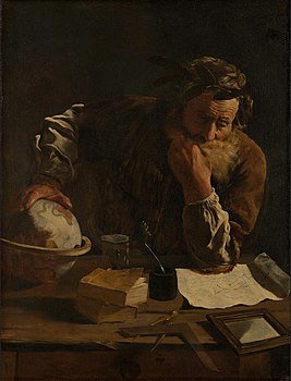 Domeniko Fetti — Arhimed (vn 1620 kuva)