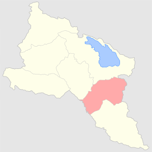 Шаруро-Даралагезский уезд на карте