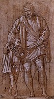 Паоло Веронезе. «Ізеппо да Порто з сином Андреа», 1551, Лувр, Париж