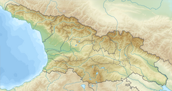 Куміставі (печера). Карта розташування: Грузія