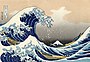 „Die große Welle von Kanagawa“, japanischer Holzschnitt von Katsushika Hokusai