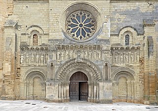 Main portal of Saint-Médard church - Thouars, Deux-Sèvres, France