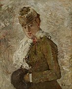 Berthe Morisot, Invierno (Retrato de dama)