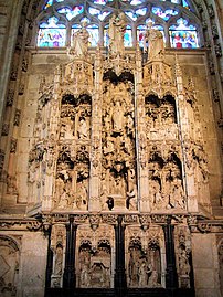 Ретабло (олтар) в Катедралата в Бург ан Брес