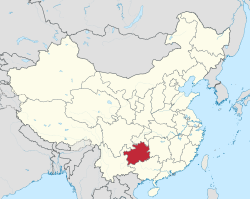 Guizhou u državi.