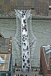 London Millennium Bridge z katedrály sv. Pavla