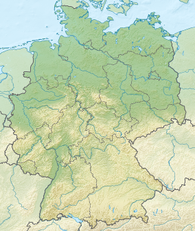 Map showing the location of Saxon Switzerland National Park