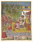 Maharaja va uning harami, c. 1770
