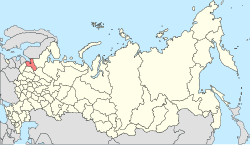 Location of Vsevoložska
