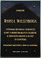 Pamätná tabuľa Raoulovi Wallenbergovi