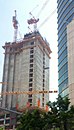 המגדל בבנייה, יוני 2015