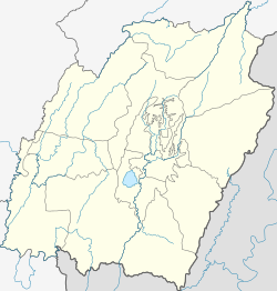 Bishnupur ubicada en Manipur