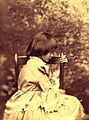 Alice Pleasance Liddell iz profila (1859.)