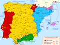 Le royaume du Portugal en 1350