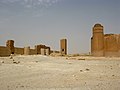 Walls and towers of Qasr al-Hayr al-Sharqi