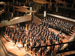 תזמורת רדיו ברלין באולם הפילהרמונית של ברלין