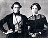 Jefferson und Varina Davis, 1845