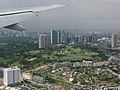 Thumbnail for File:Manila skyline from above, approaching the Manila airport, Manila, Philippines.jpg