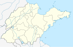 Хецзе. Карта розташування: Шаньдун