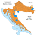 Хрвати у Хрватској по општинама 2011. године
