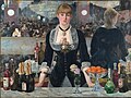 『フォリー・ベルジェールのバー』1882年。油彩、キャンバス、96 × 130 cm。コートールド・ギャラリー（ロンドン）[168]。1882年サロン出展[156]。