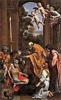 «Останнє причастя святого Єроніма», 1614, Ватиканська пінакотека