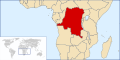 Congo, Democratic Republic of theর মানচিত্রগ