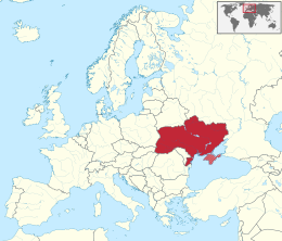 Mapa Ukraine