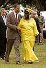 Obama with Nobel Laureate Wangari Maathai