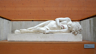 Joseph Bara, also written Barra, by french sculptor David d'Angers (1838). Exhibited in David d'Angers gallery, Angers, France