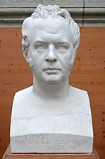 Bust of Louis Pavie by french sculptor David d'Angers (1827).