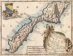 November 2018: Karte der Insel Jan Mayen von Vincenzo Maria Coronelli aus dem Jahr 1692