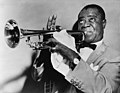 1. Louis Armstrong (1901–1971) amerikai dzsessztrombitás 1953-ban (javítás)/(csere)
