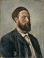 Q380085 zelfportret door Theodor Kittelsen geboren op 27 april 1857 overleden op 21 januari 1914