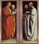 Диптих «Чотири апостоли», 1526
