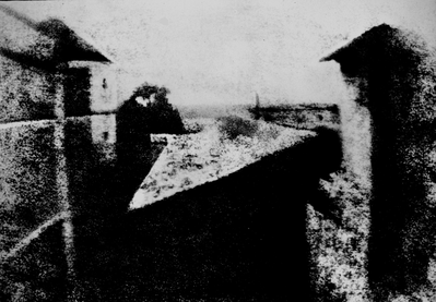 View from the Window at Le Gras, Joseph Nicéphore Niépce