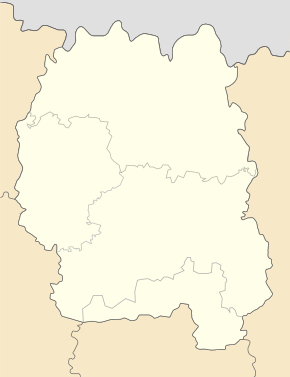 Зятинець. Карта розташування: Житомирська область