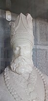 The statue of Nadir Shah kept in the mausoleum