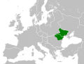 Území obývané Maďary na počátku 9. století