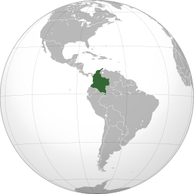 Vendndodhja e Kolumbisë