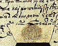 Senosios Lietuvos heraldikos pavyzdys - Bilevičių herbas „Kapas“. 1629