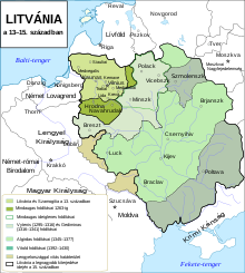 A Litván Nagyfejedelemség a 15. században