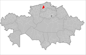 موقعیت شهرستان شل‌آقین در نقشه