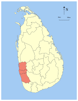 Lokasi di Sri Lanka