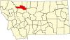 Pondera County map