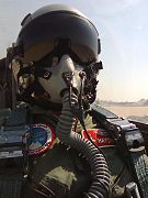 خلبان جنگنده F16C مصری