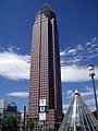 Messeturm in Frankfurt, Germany by Helmut Jahn, completed 1991