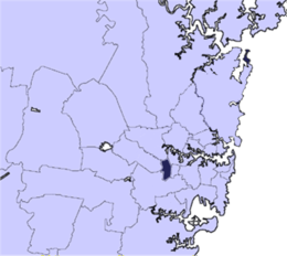 Municipalità di Strathfield – Mappa
