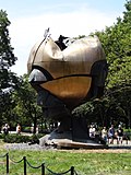 Thumbnail for File:The Sphere (Fritz Koenig) - Battery Park - Manhattan NY (7704862534).jpg