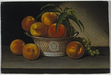 Still Life with Peaches (Natura morta con pesche), 1821